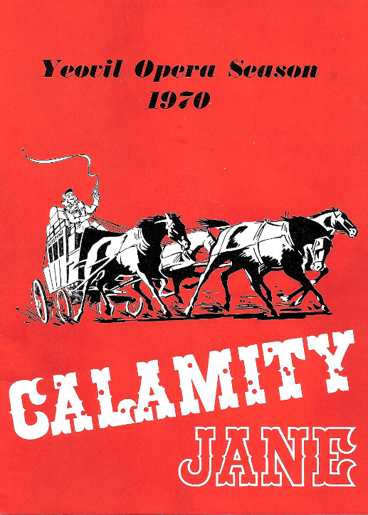 Programme Front Cover for 'Calamity Jane' (1970)